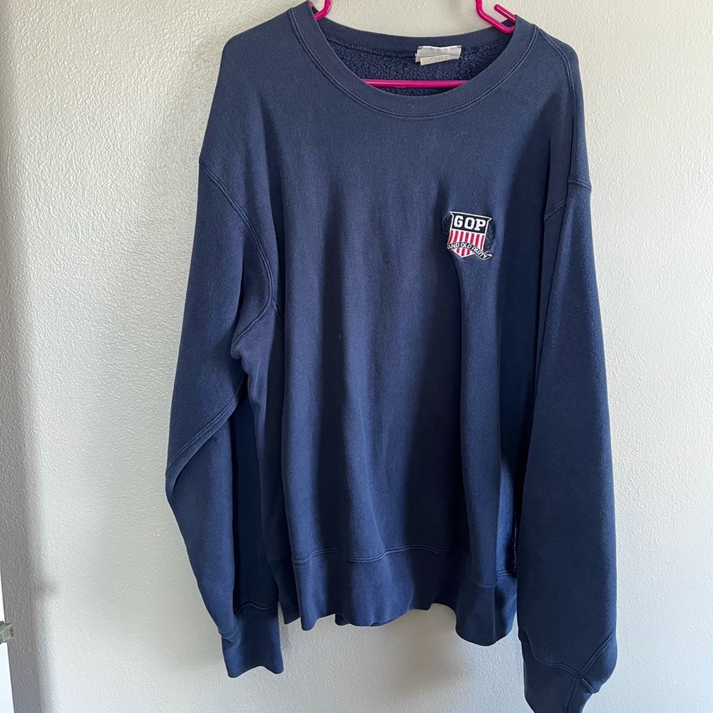 [Lee] GOP Grand Old Party Pullover Sweatshirt- XL